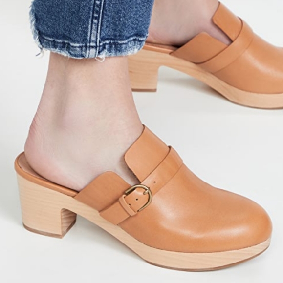 Madewell Monique leather buckle clog 9 - Picture 2 of 10